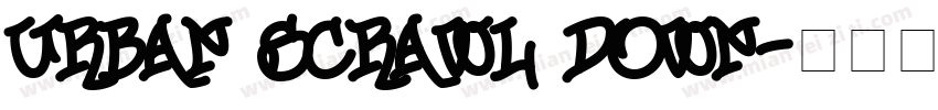 Urban Scrawl Down字体转换